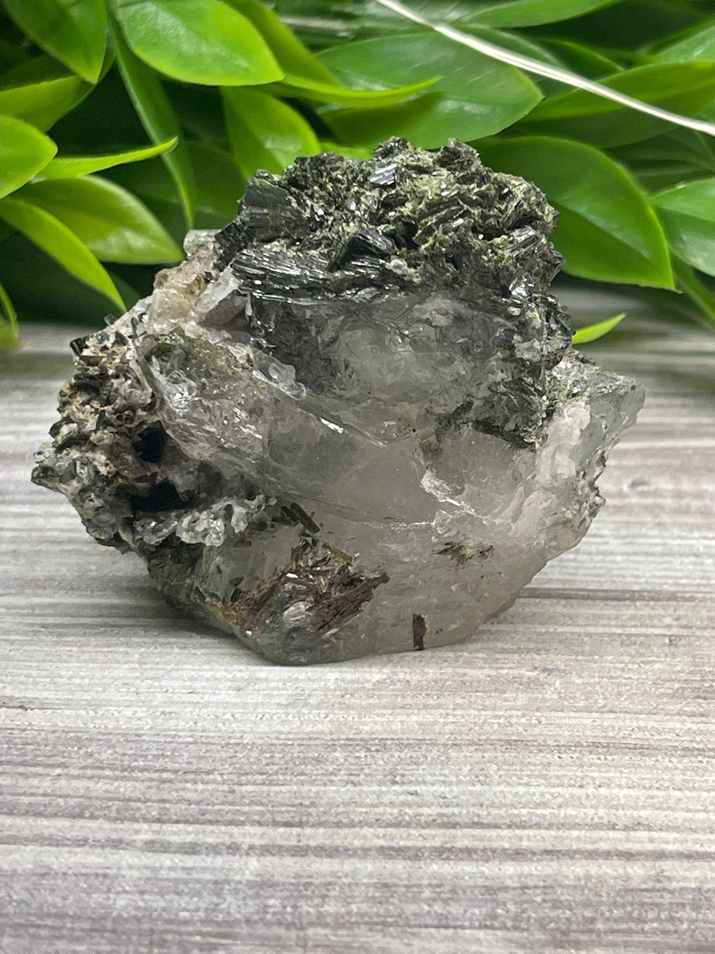 Epidote with Quartz Specimen