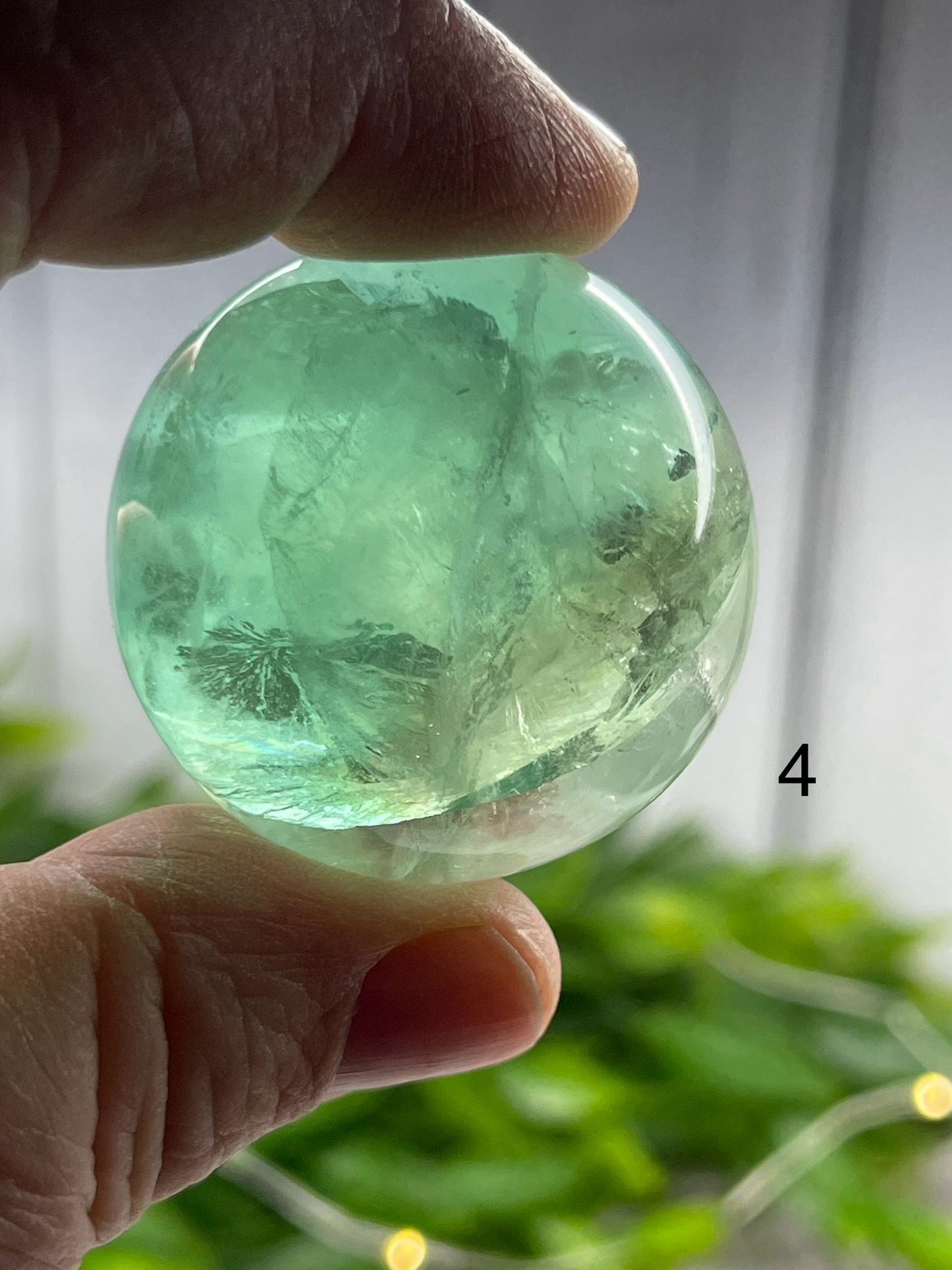 Green Fluorite Spheres