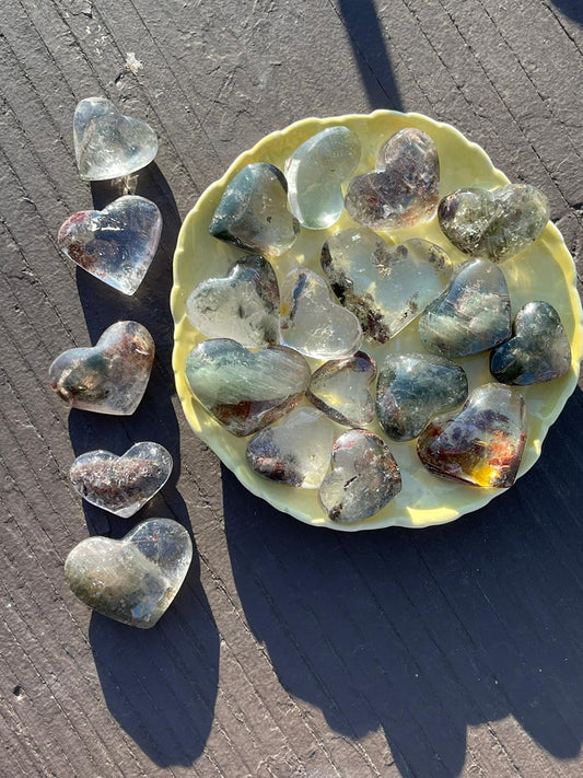 Garden Quartz Hearts