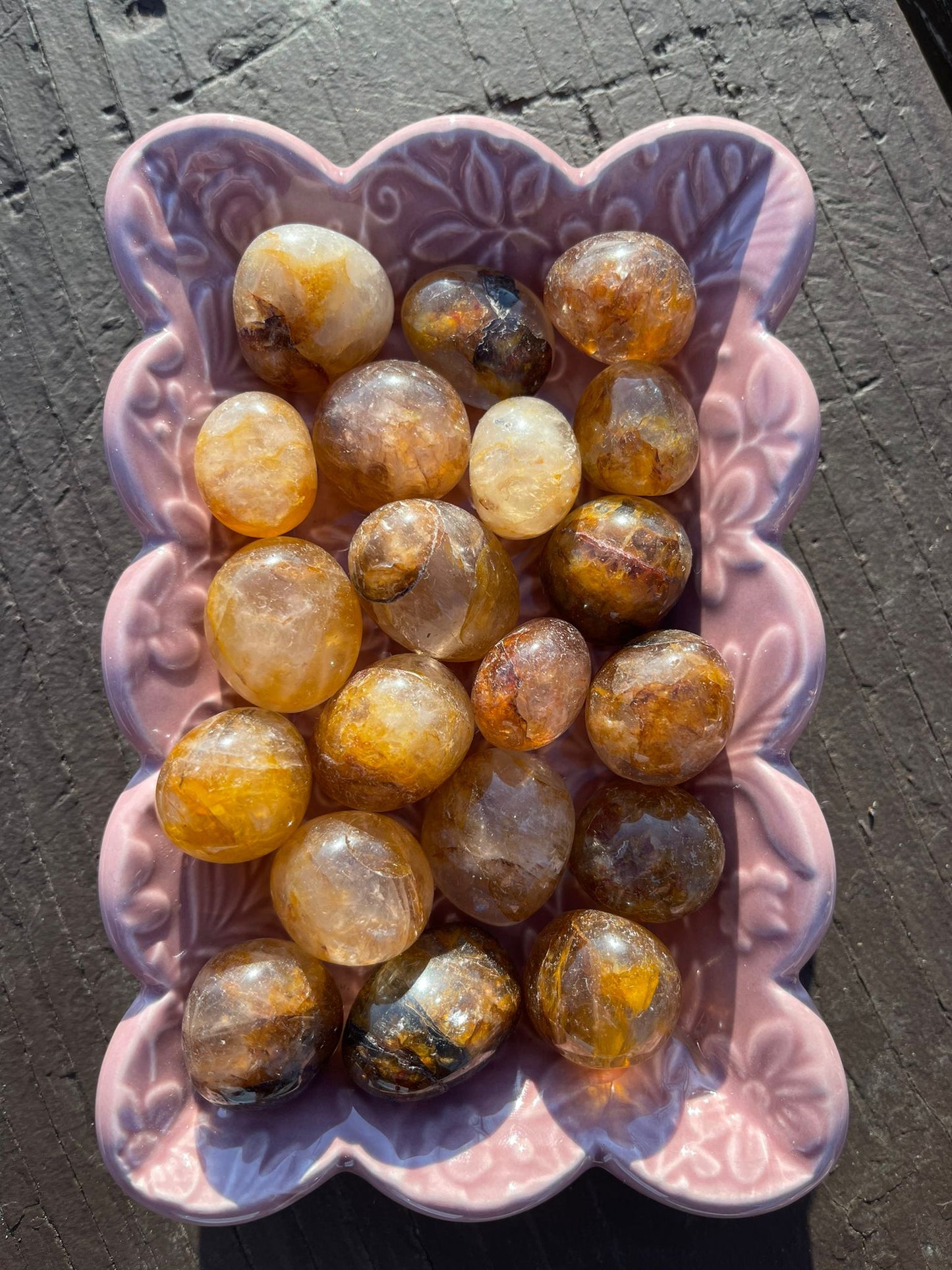 Golden Healer Tumbled Stones