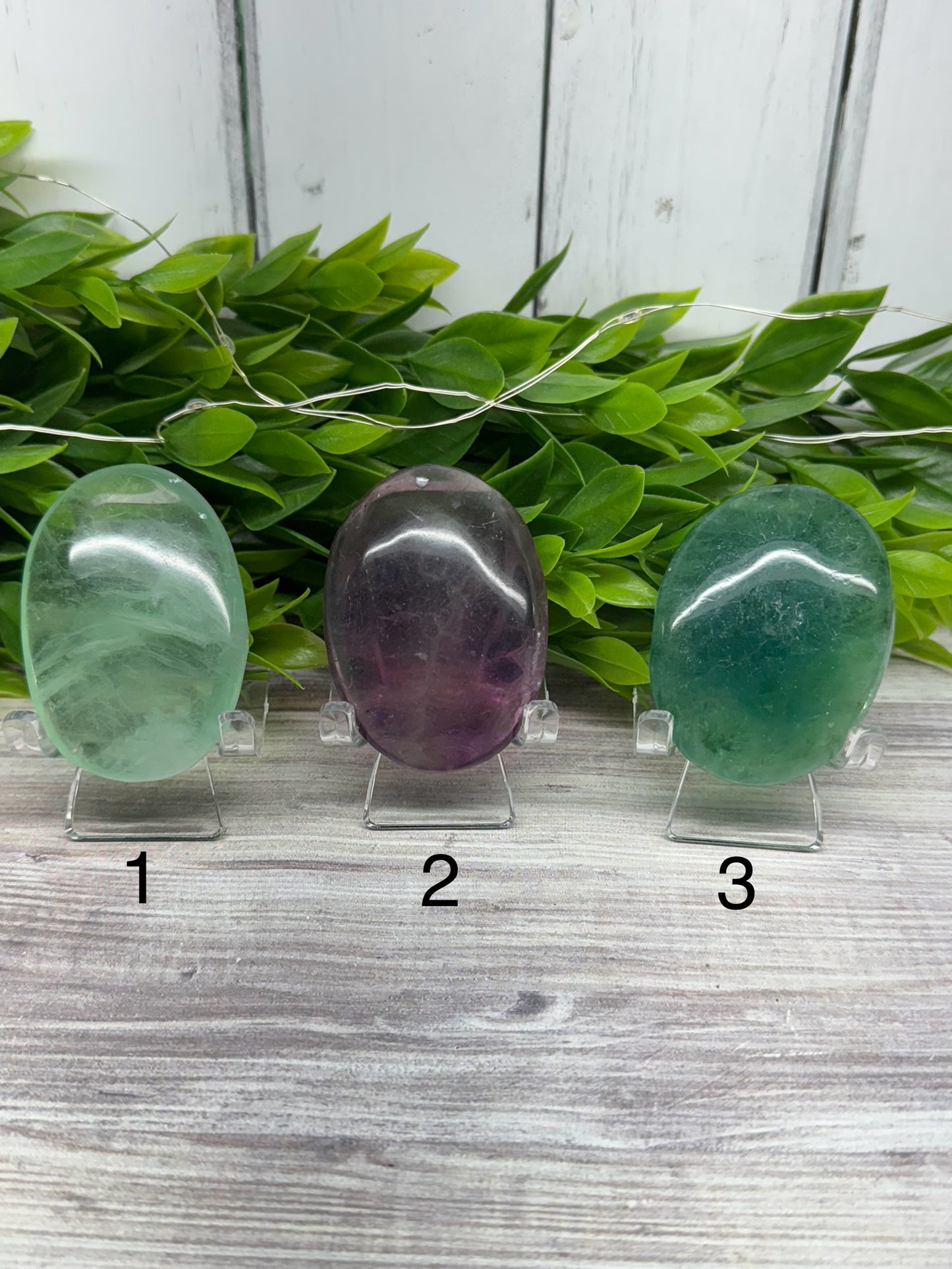 Fluorite Palm Stones