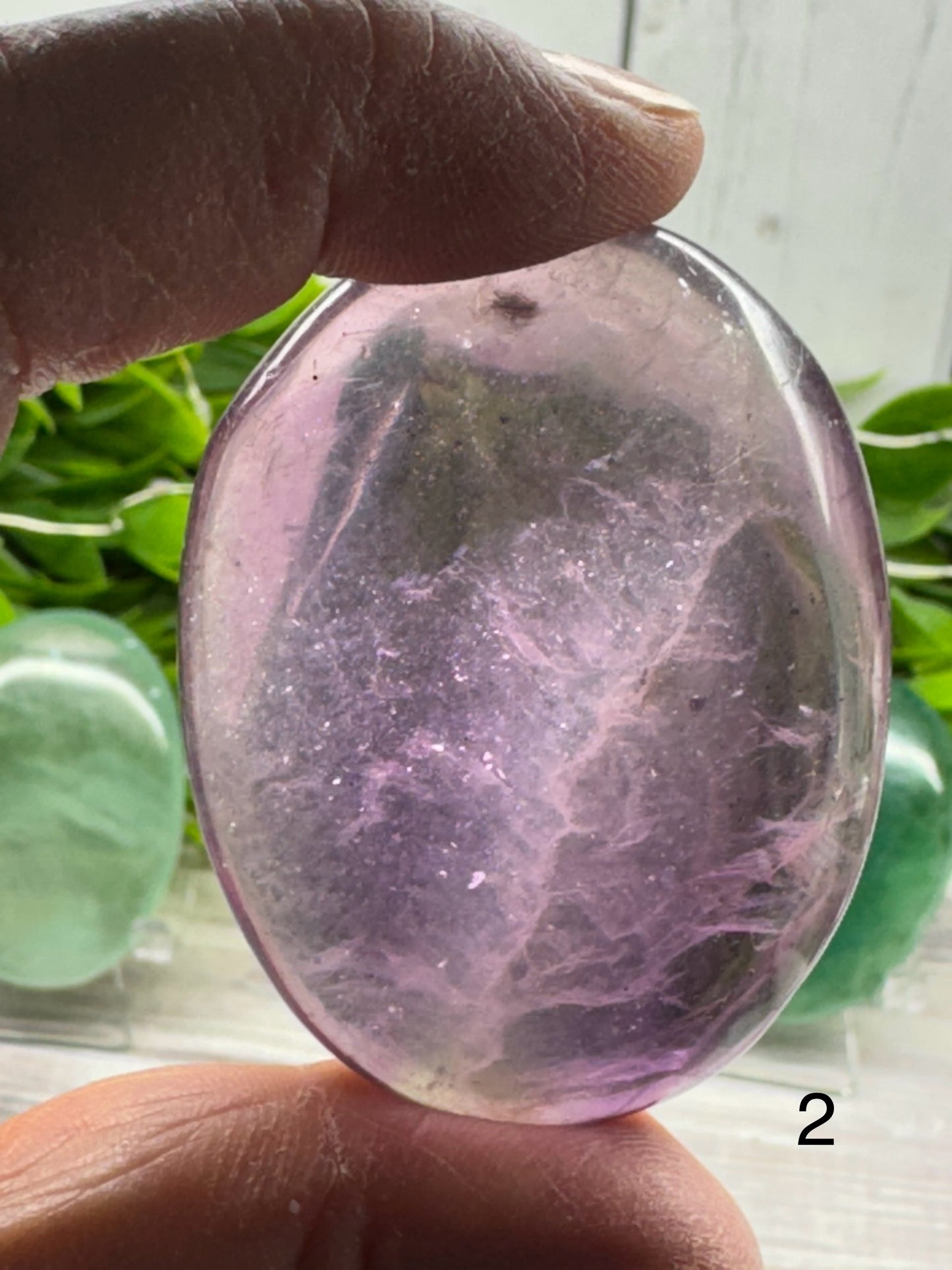 Fluorite Palm Stones