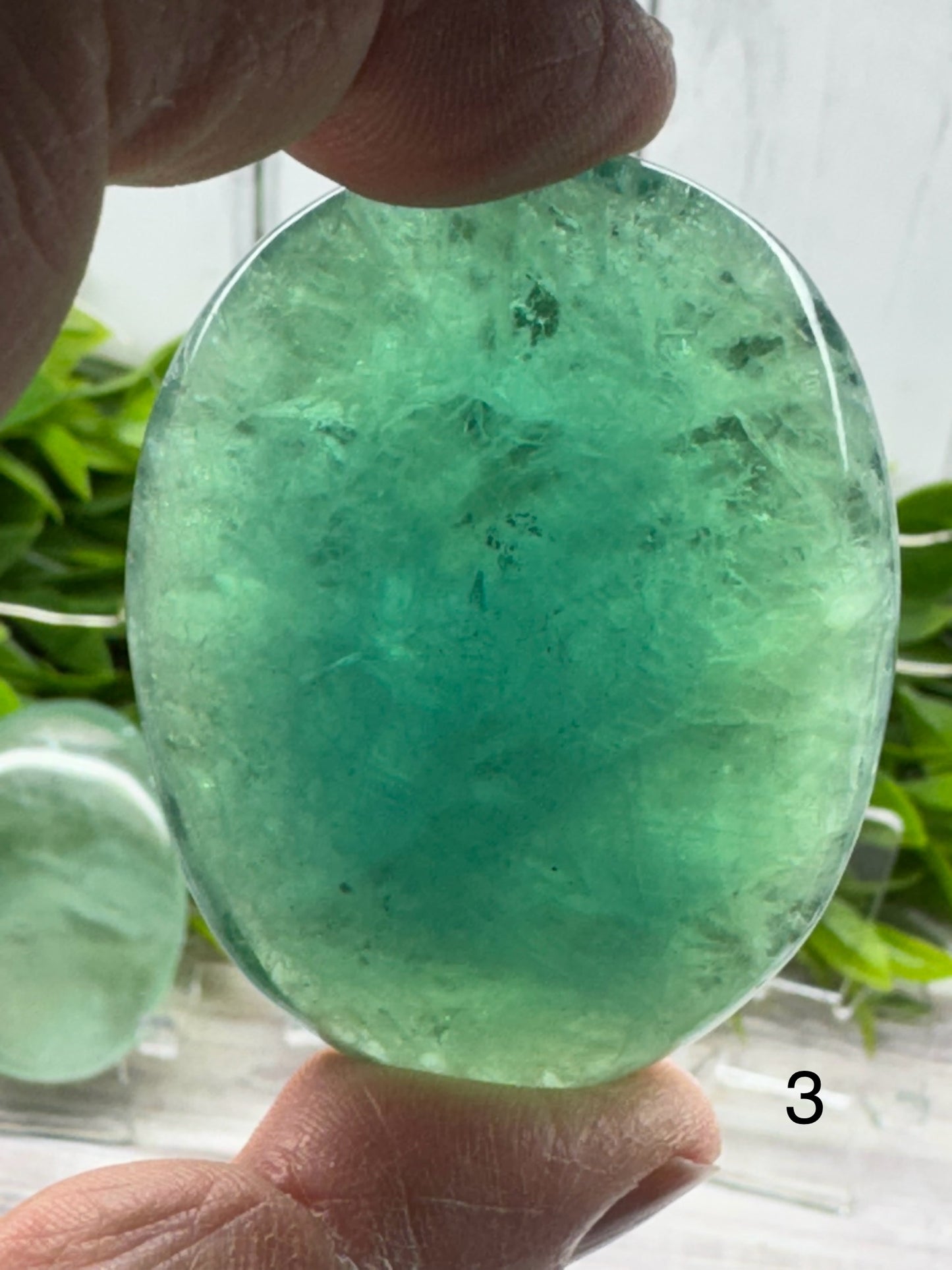 Fluorite Palm Stones