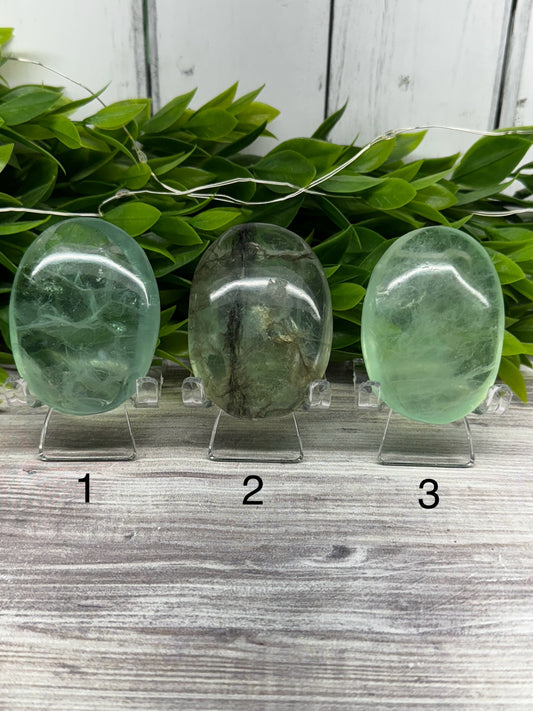 Fluorite Palm Stones