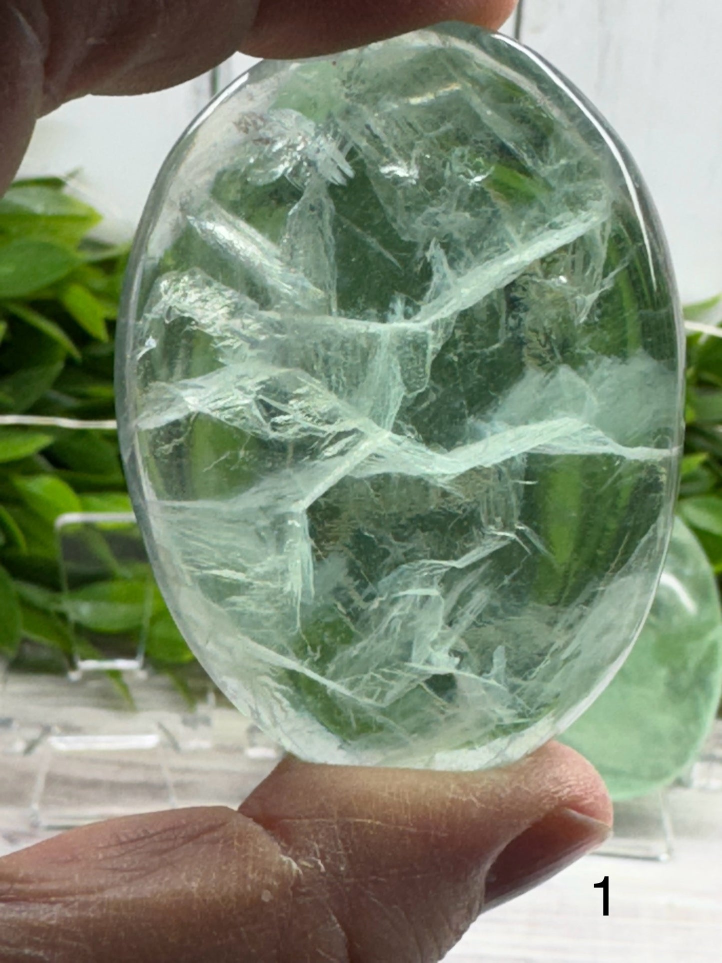 Fluorite Palm Stones