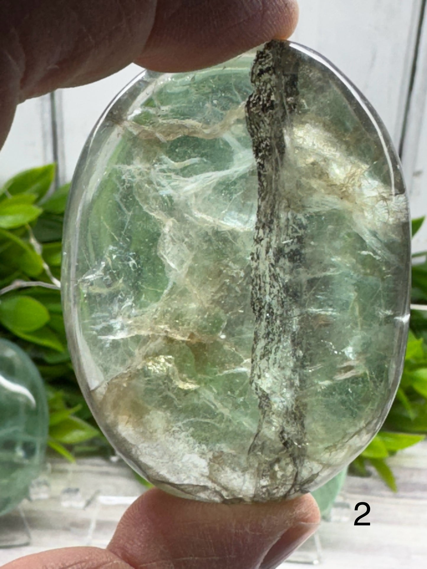 Fluorite Palm Stones