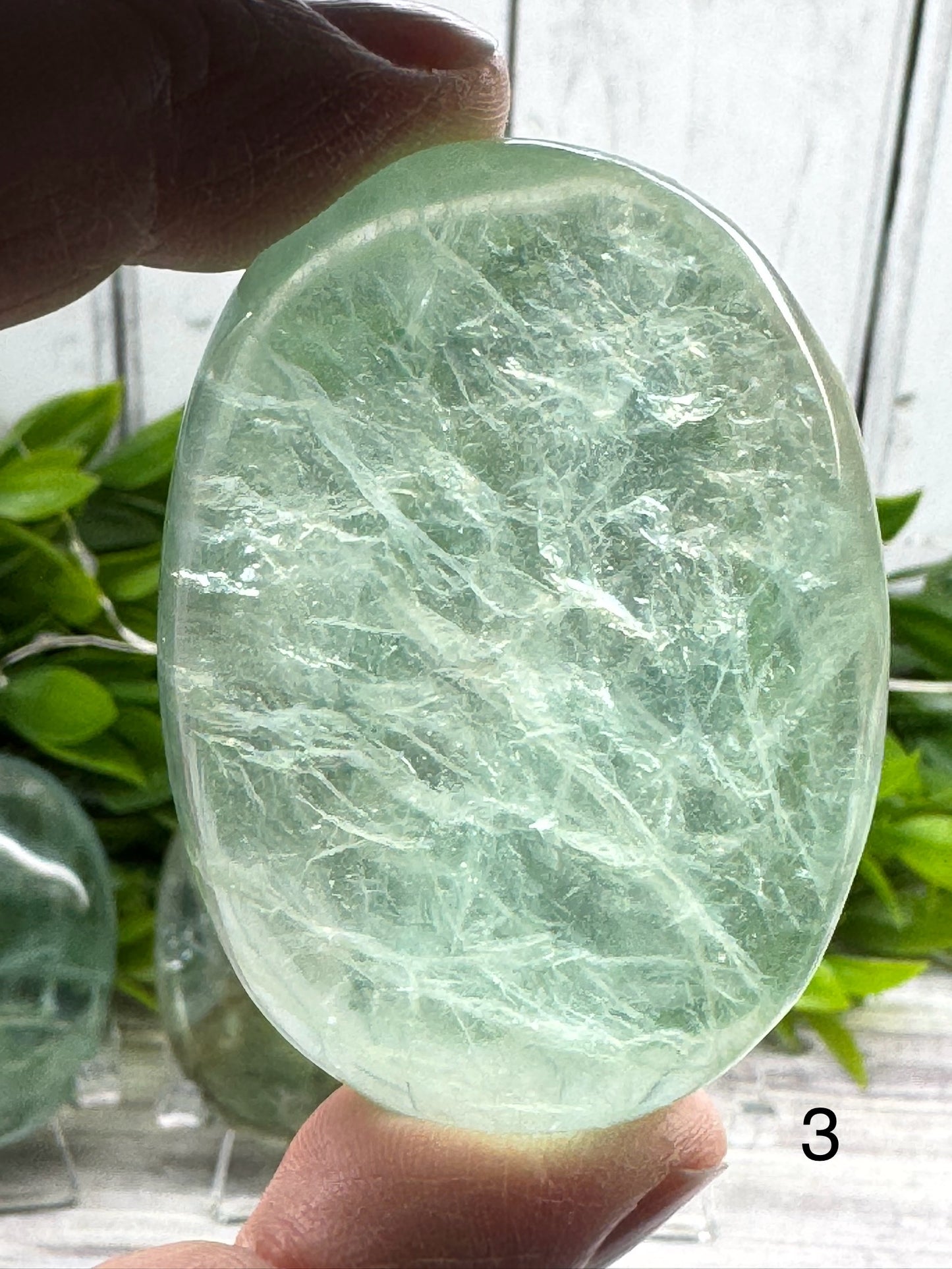 Fluorite Palm Stones