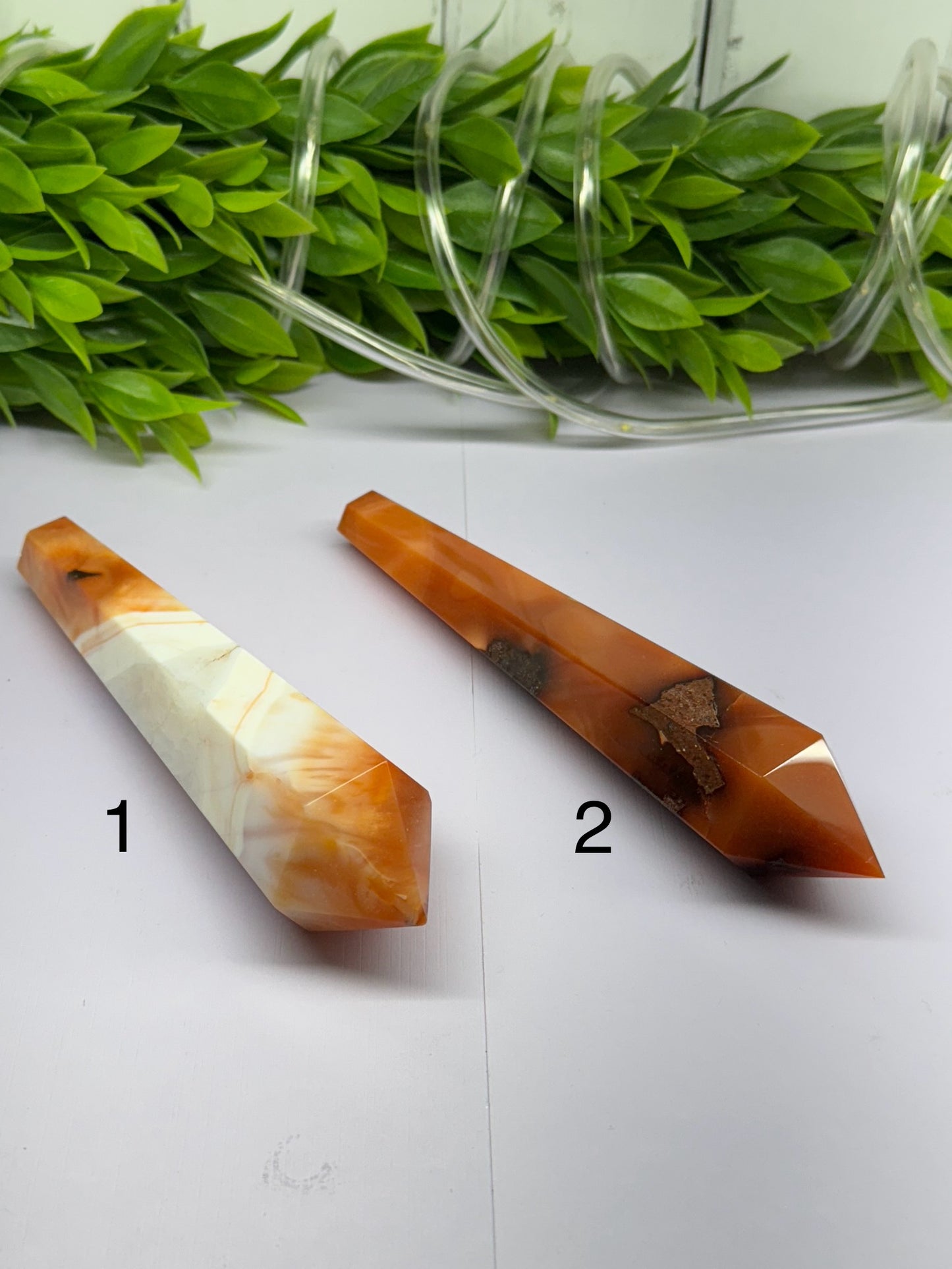 Carnelian Wand on Stand