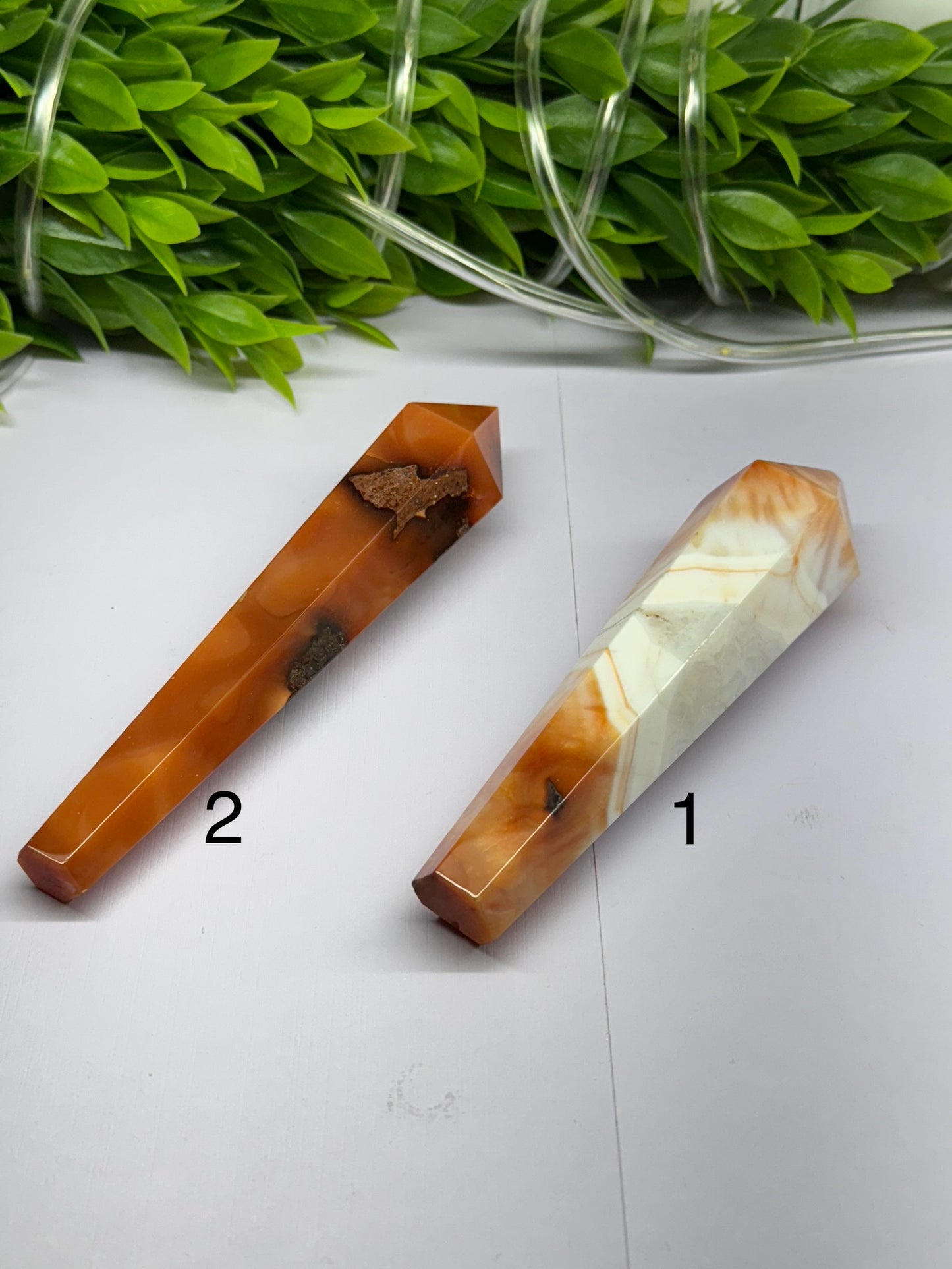 Carnelian Wand on Stand