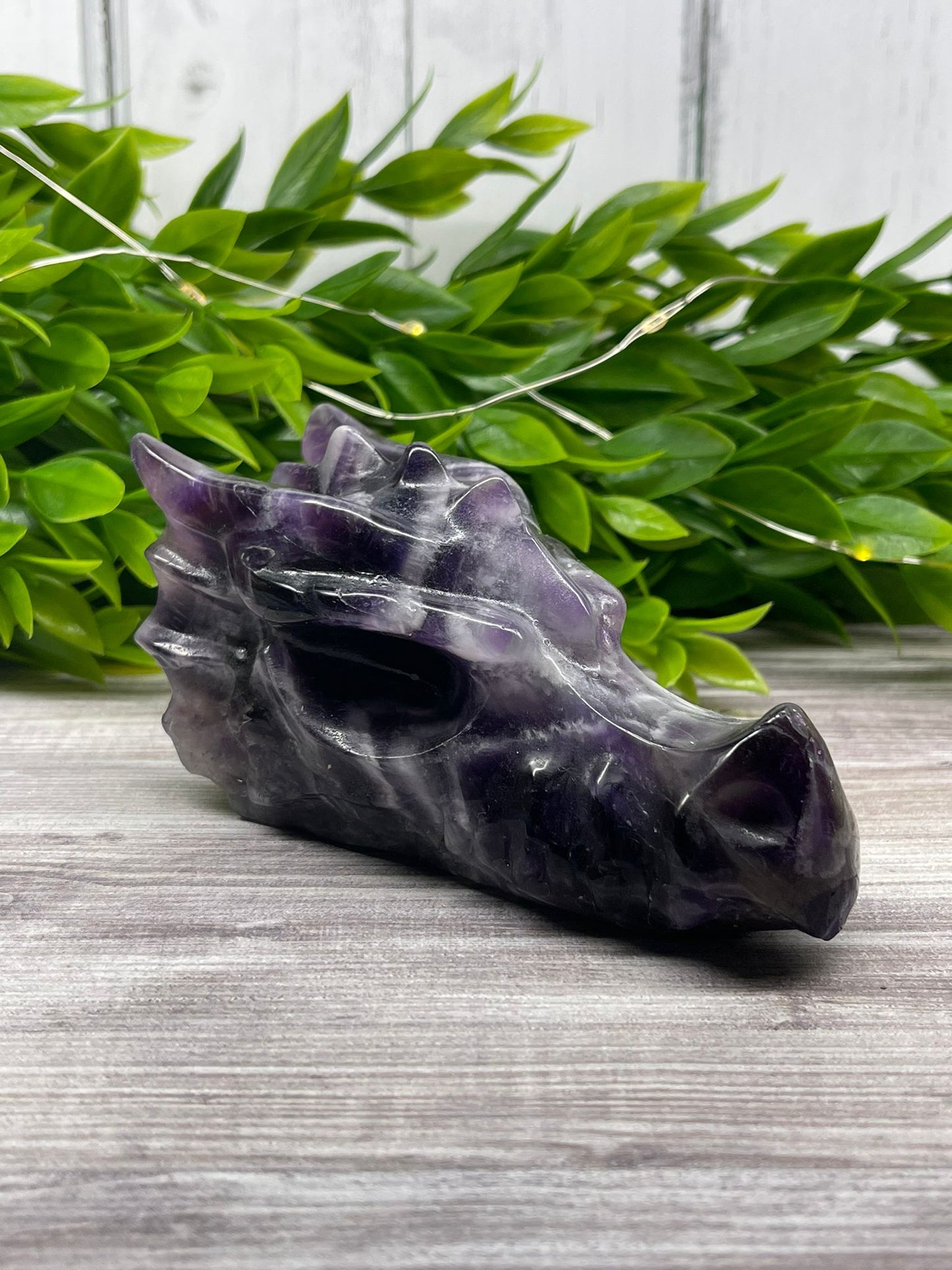 Chevron (Dream) Amethyst Dragon Head