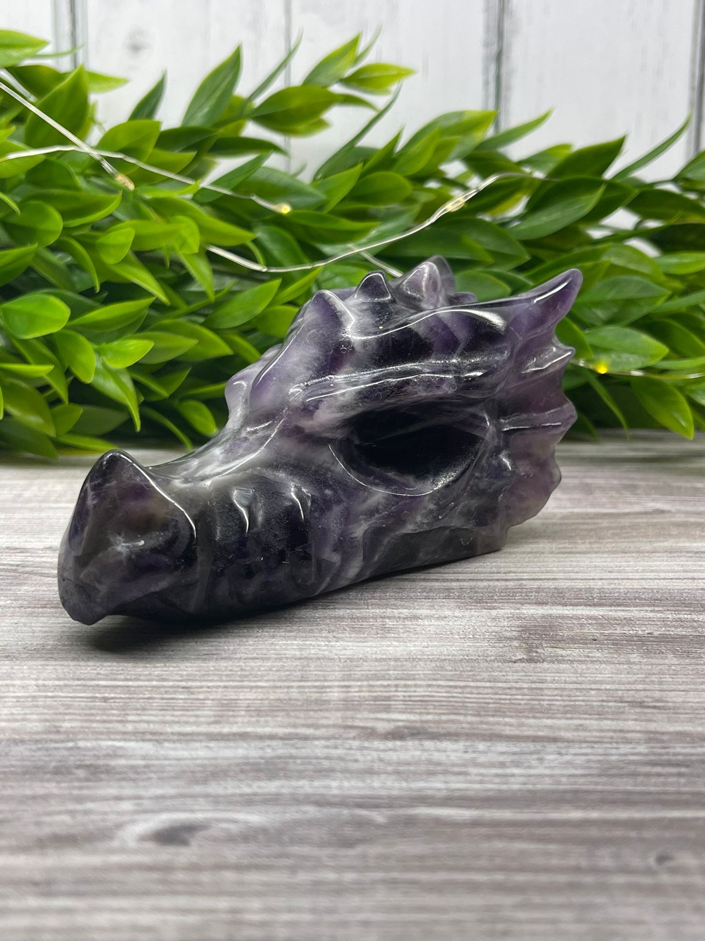 Chevron (Dream) Amethyst Dragon Head