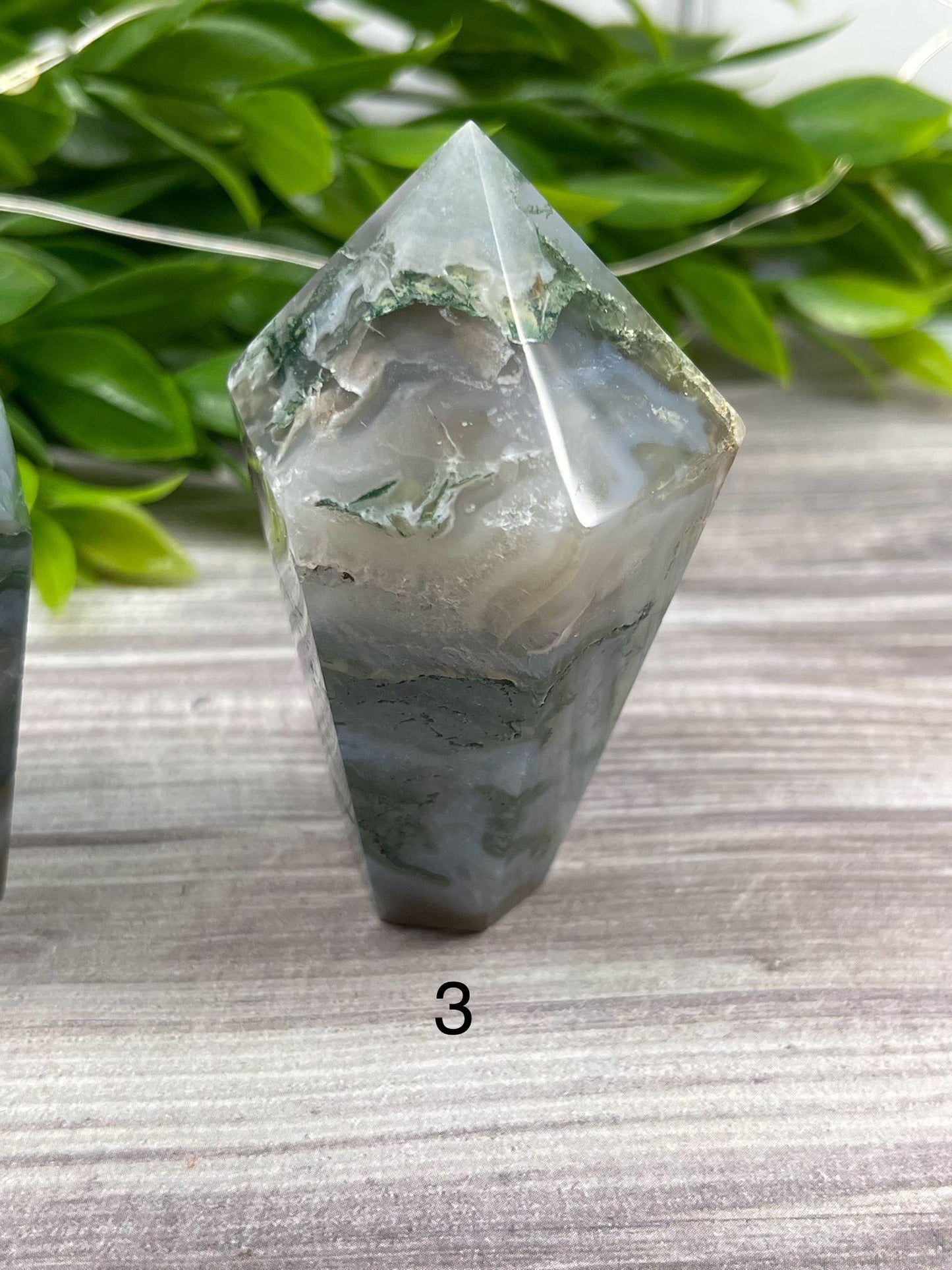 Moss Agate Cupcake Towers