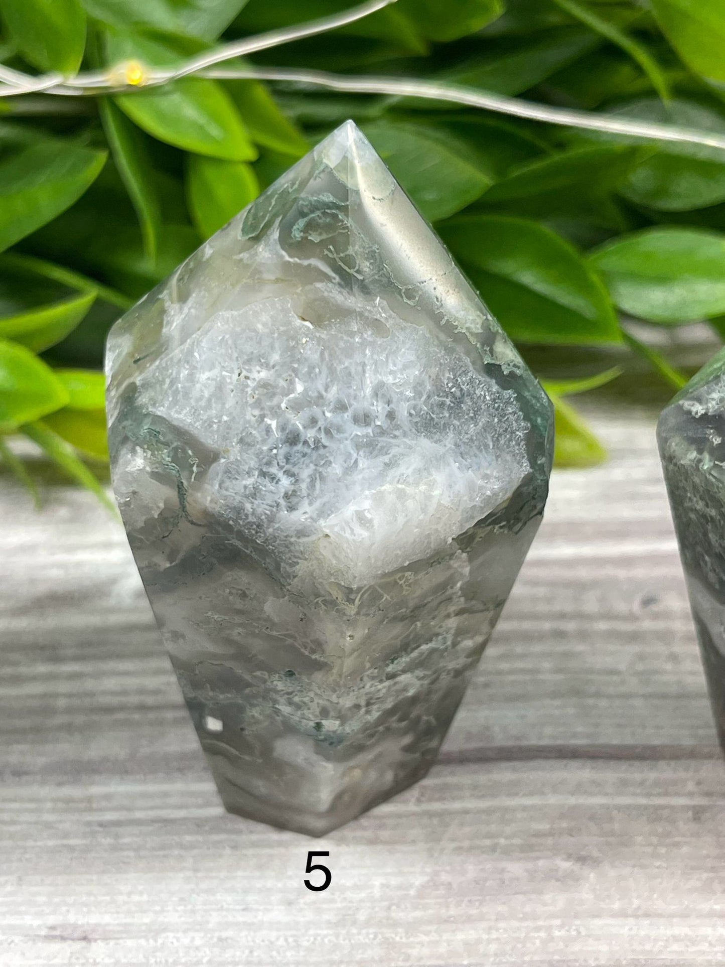 Moss Agate Cupcake Towers