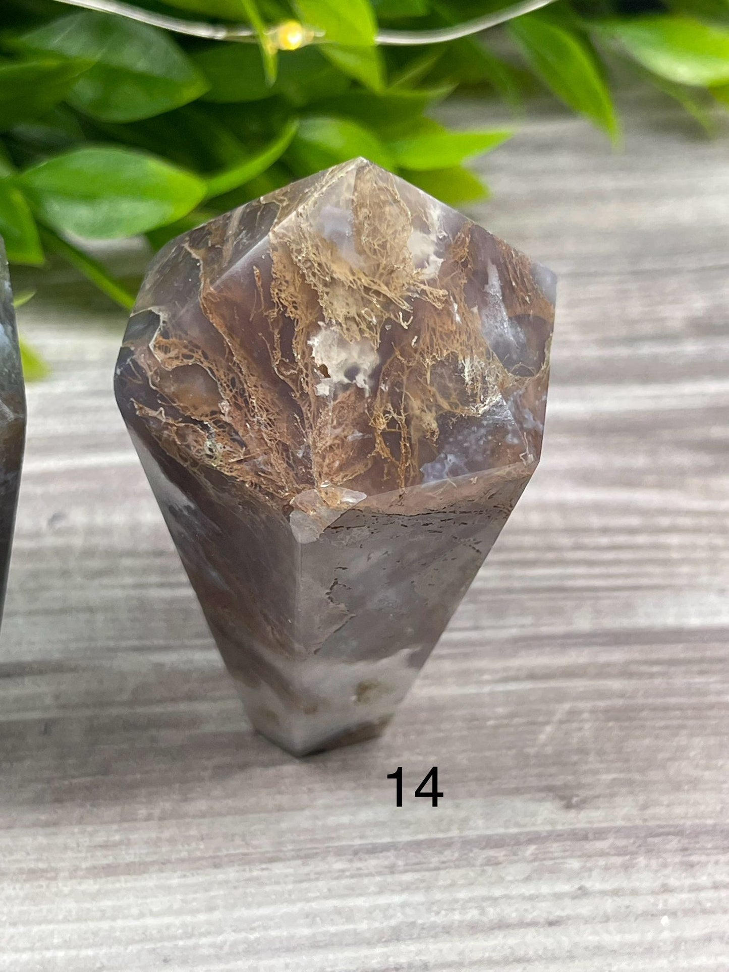 Moss Agate Cupcake Towers