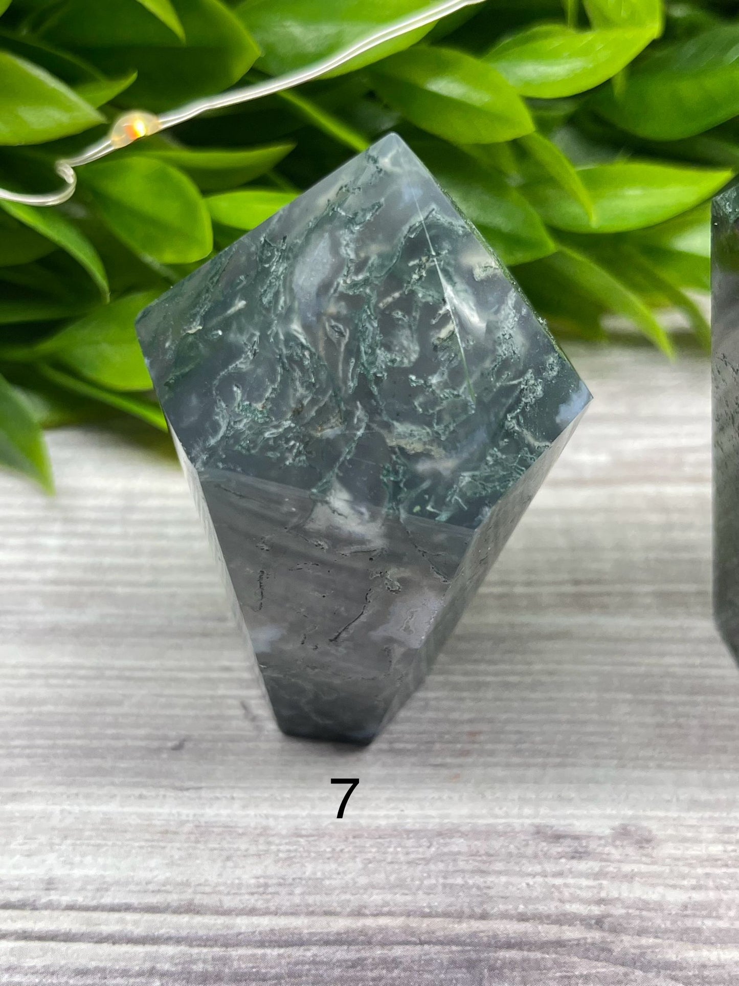 Moss Agate Cupcake Towers