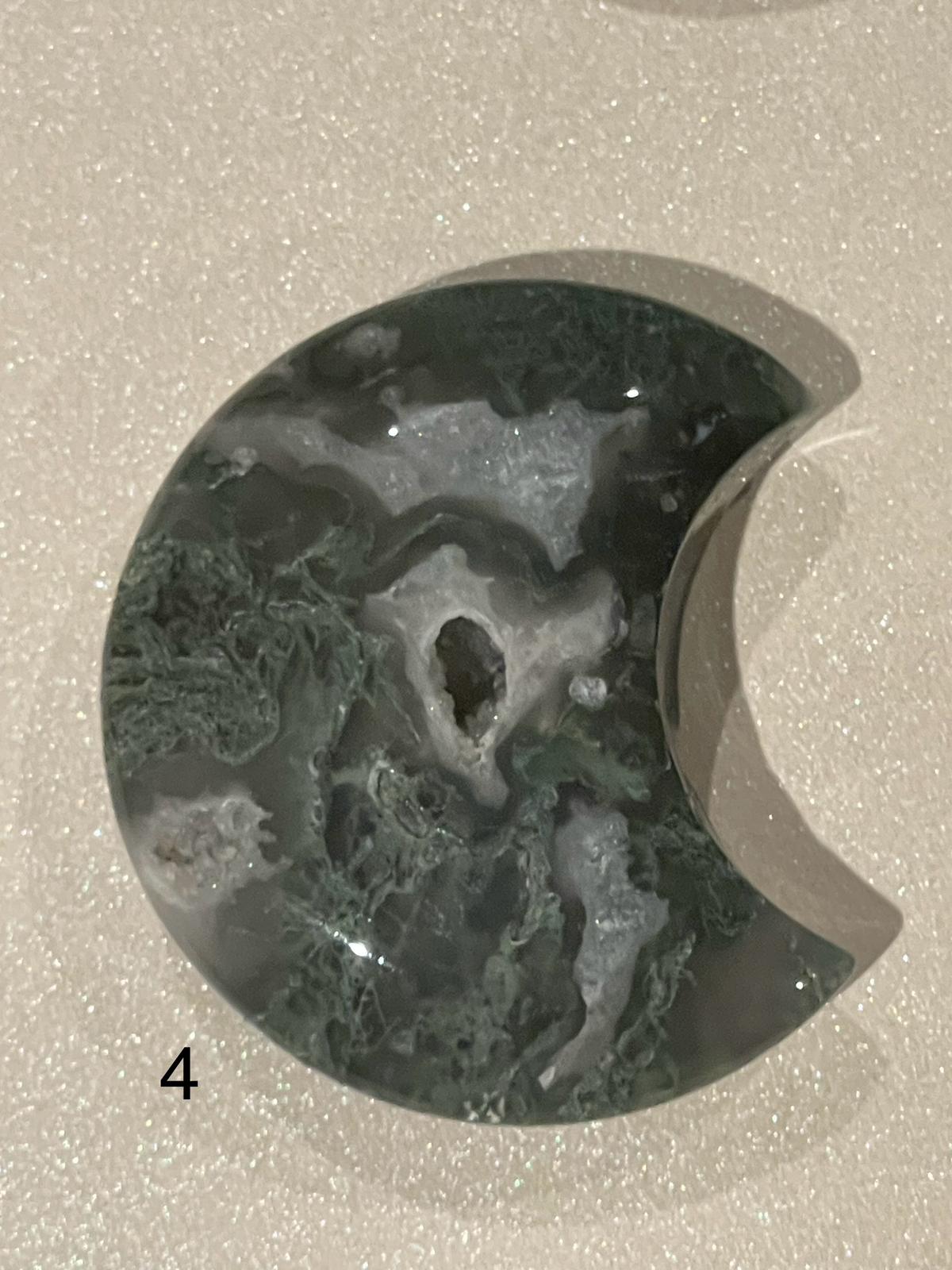 Moss Agate Moons