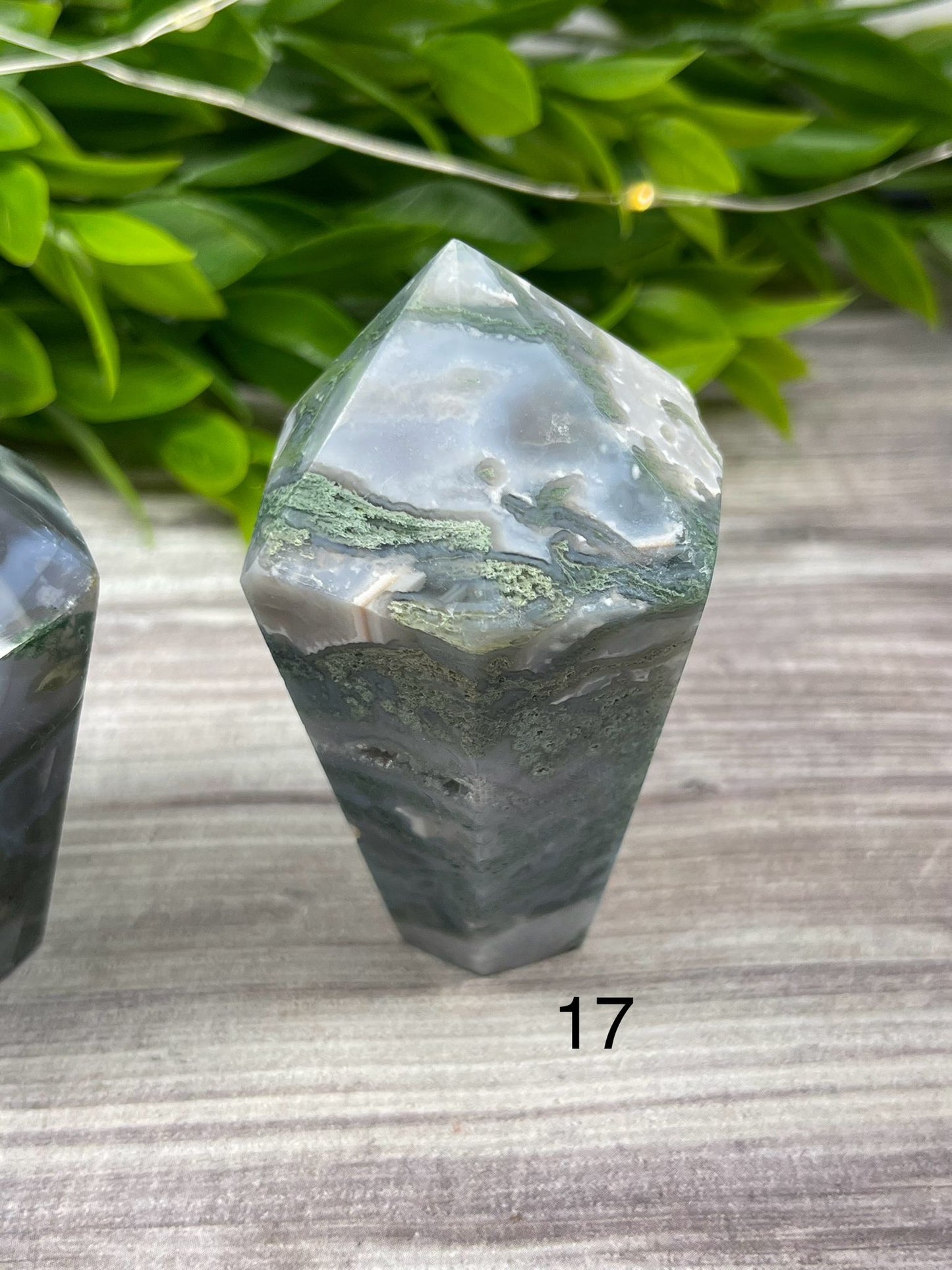 Moss Agate Cupcake Towers