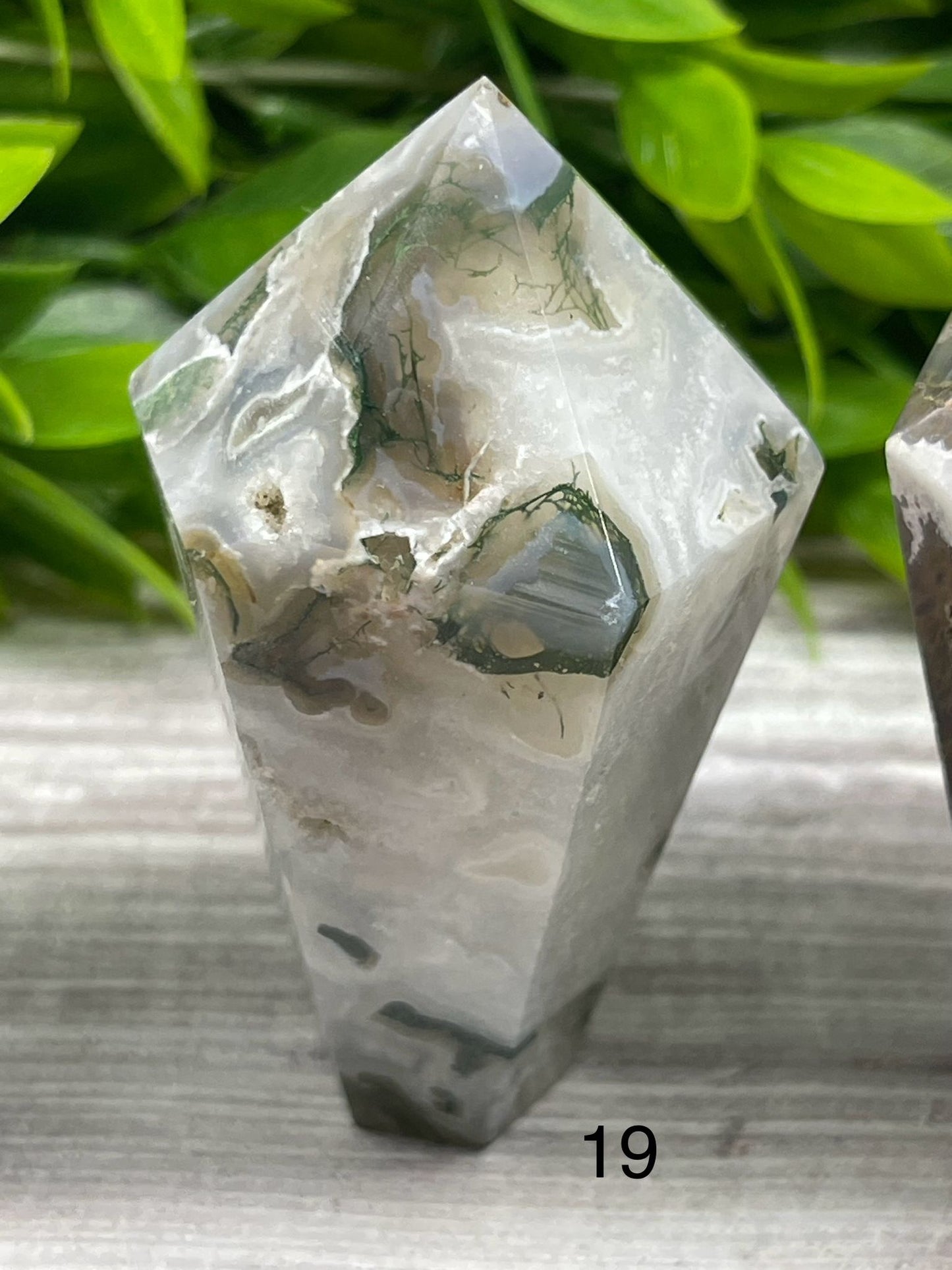 Moss Agate Cupcake Towers