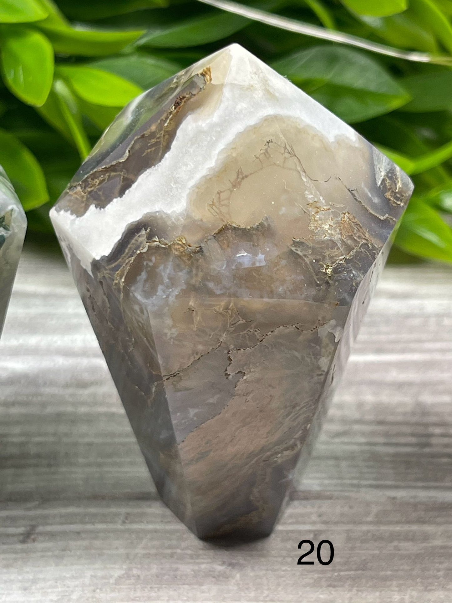 Moss Agate Cupcake Towers