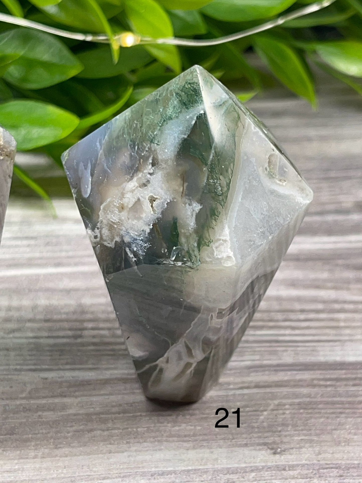 Moss Agate Cupcake Towers