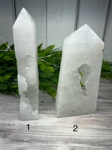 Druzy Agate Towers