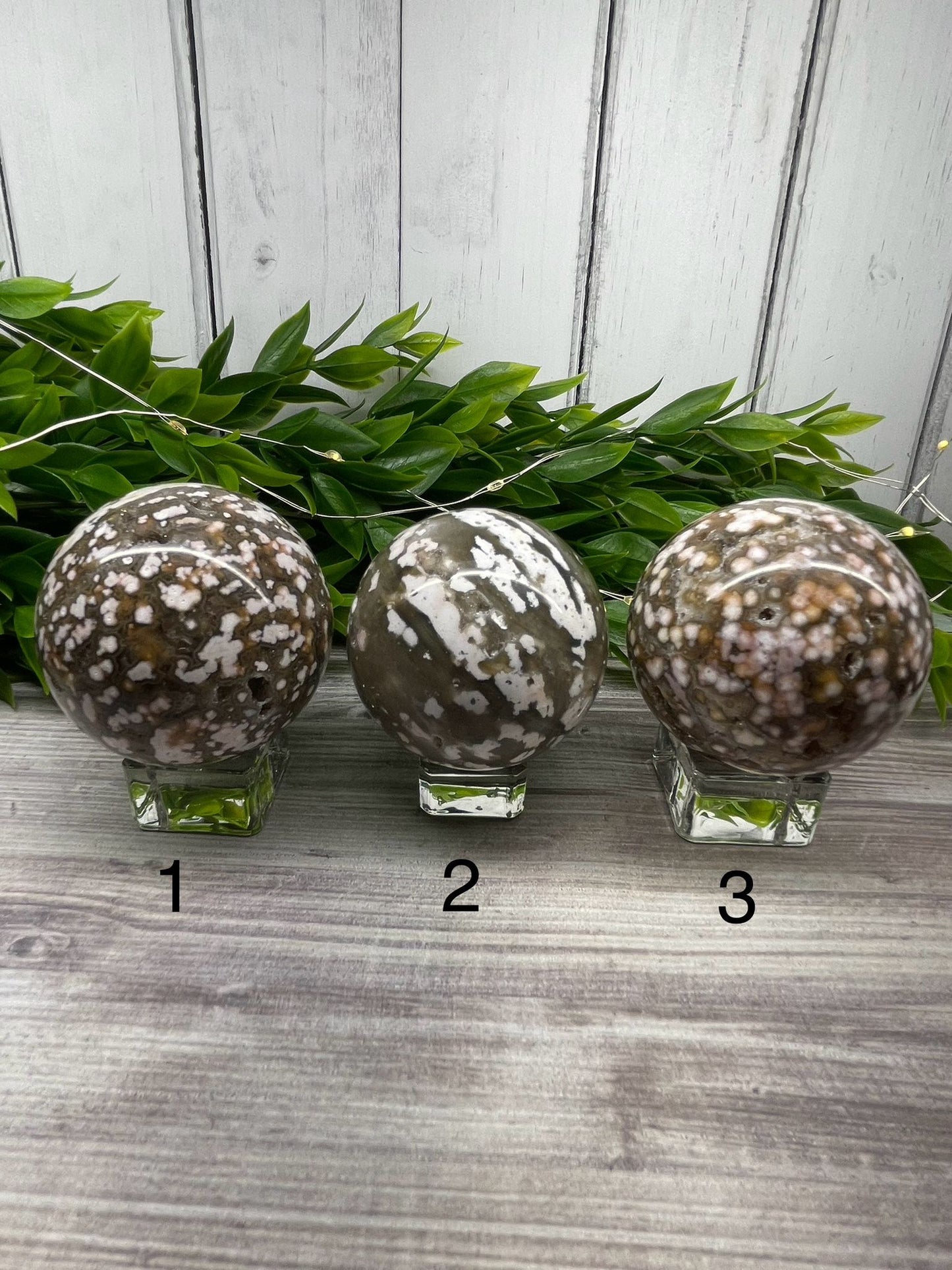 Ocean Jasper Spheres