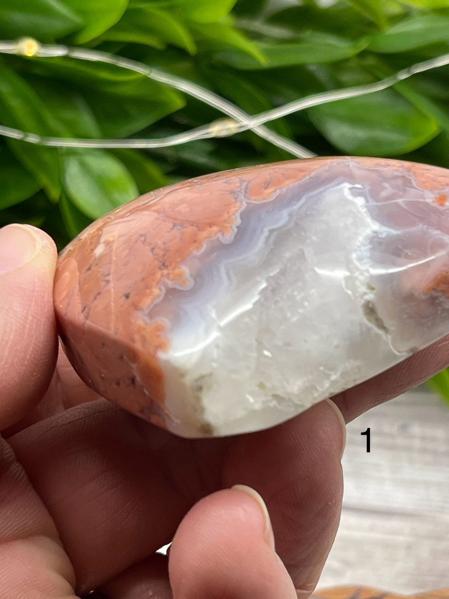 Pink Petal Agate Hearts