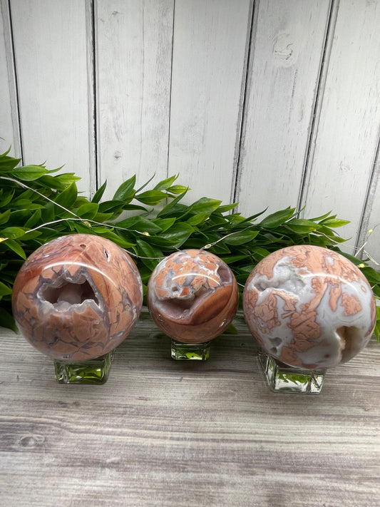 Pink Petal Agate Sphere