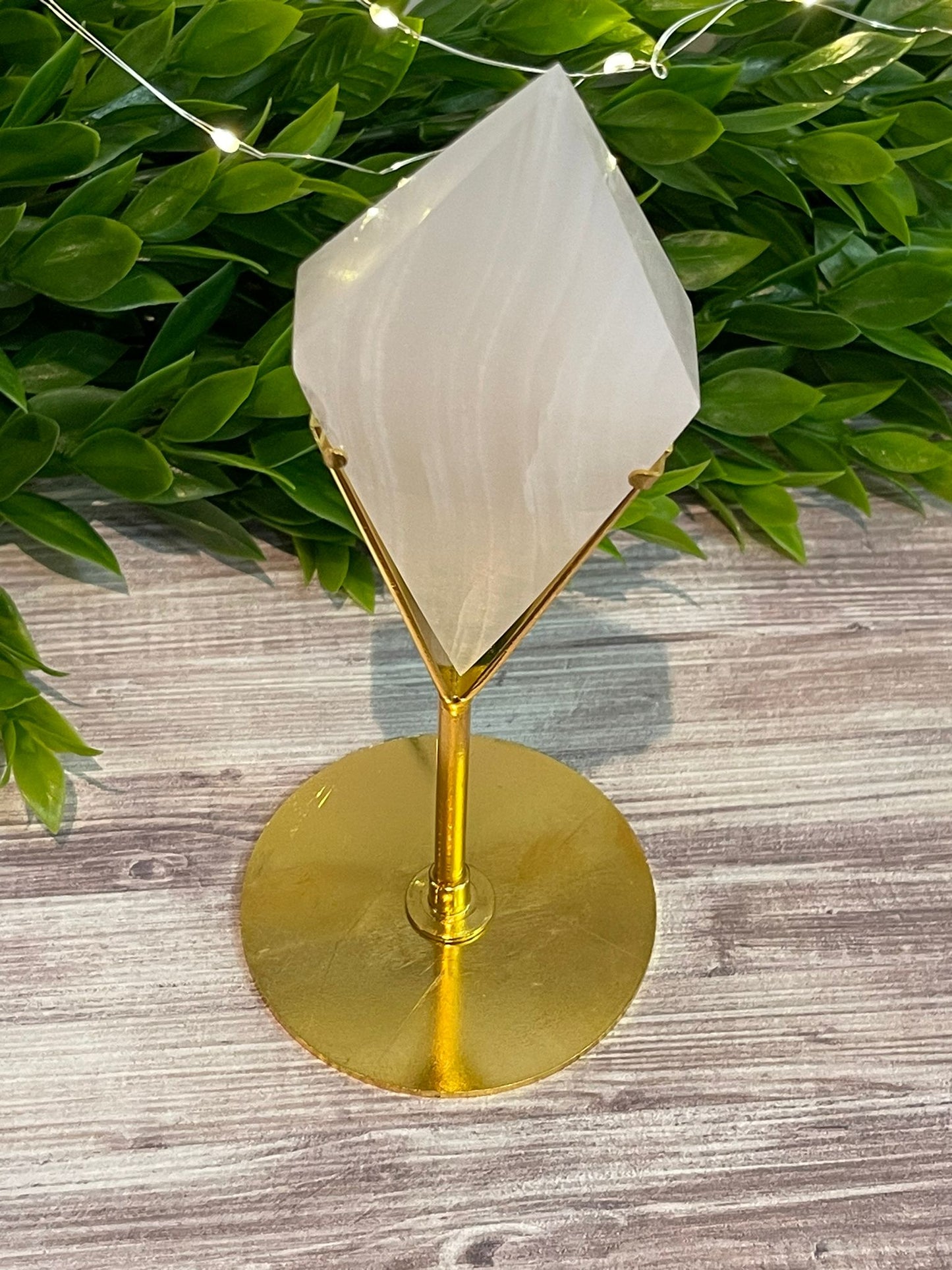 Pink Mangano Calcite Diamond