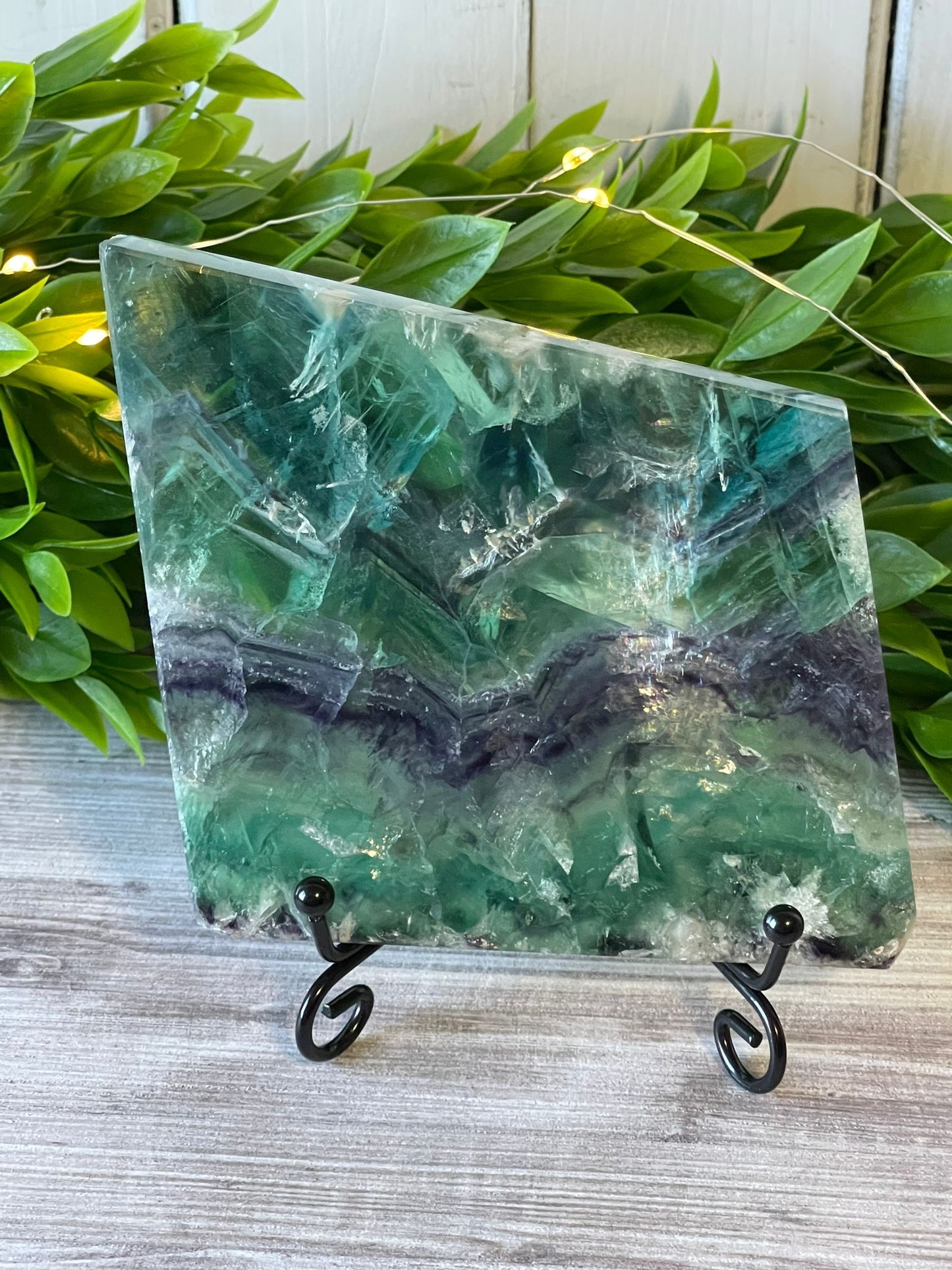 Rainbow Fluorite Slab