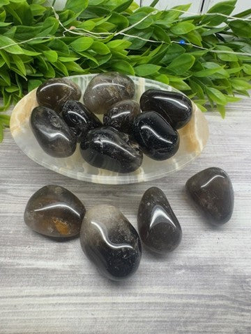 Smokey Quartz Tumbled Stones