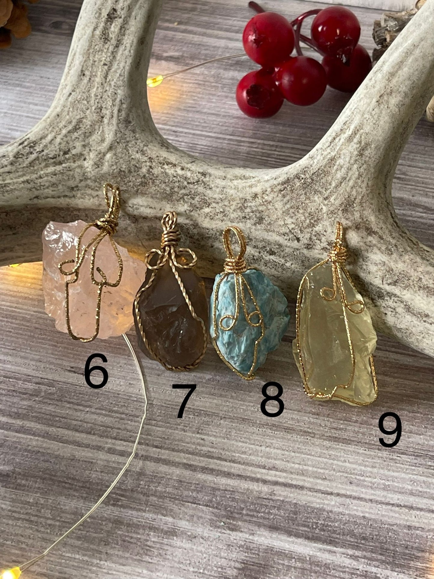 Wire Wrapped Pendants