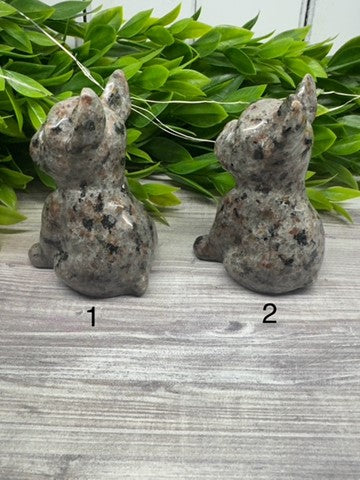 Yooperlite French Bulldog Carvings