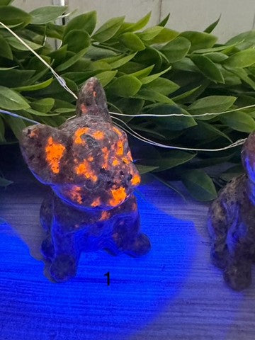 Yooperlite French Bulldog Carvings