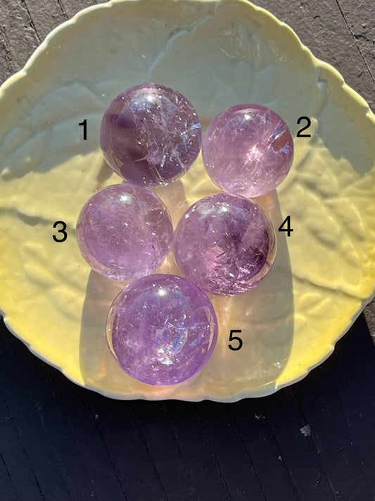 Amethyst Spheres