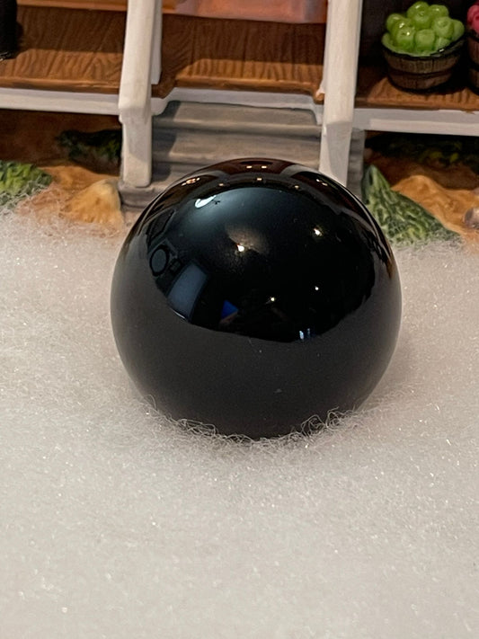 Black Obsidian Sphere