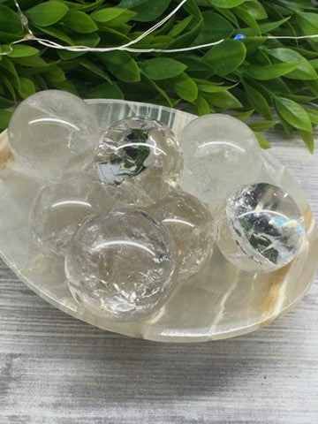 Clear Quartz Spheres