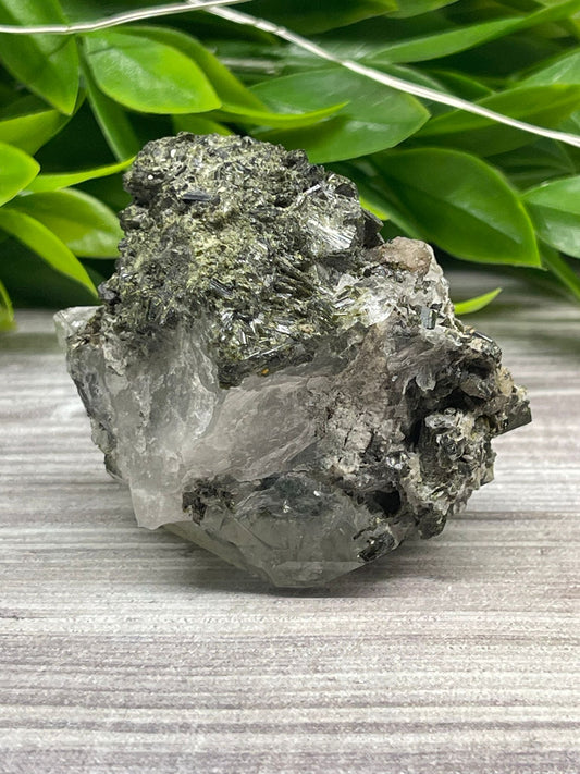 Epidote with Quartz Specimen