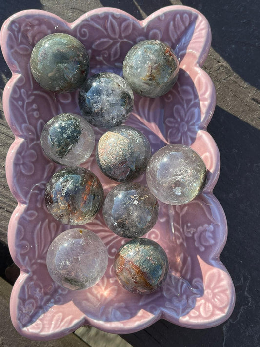 Garden Quartz Spheres