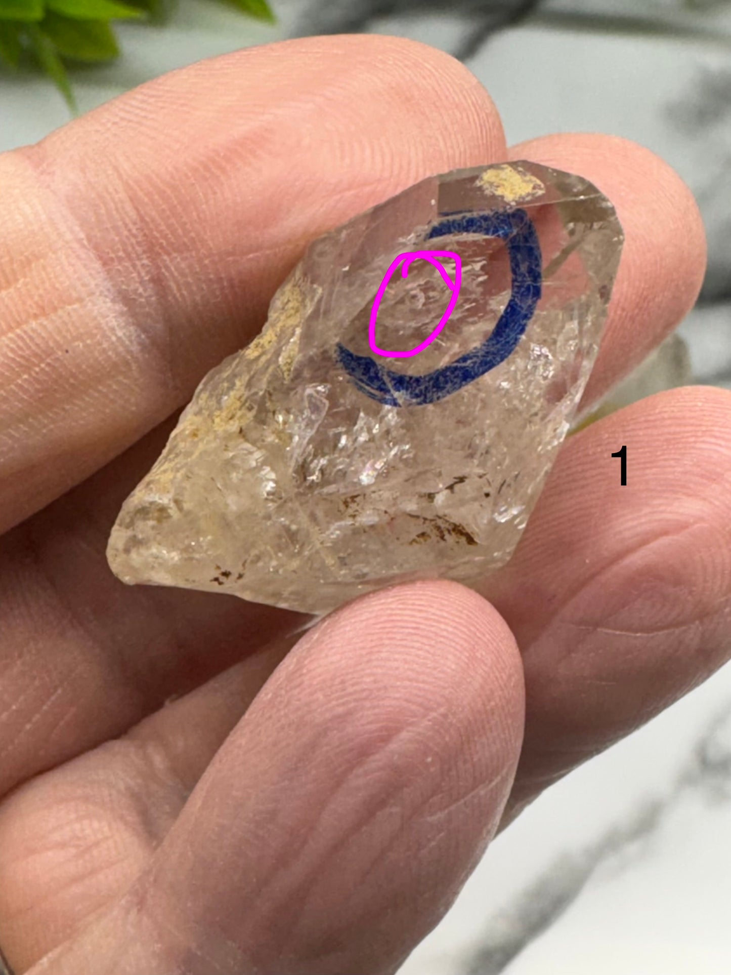 Enhydro Quartz Crystals