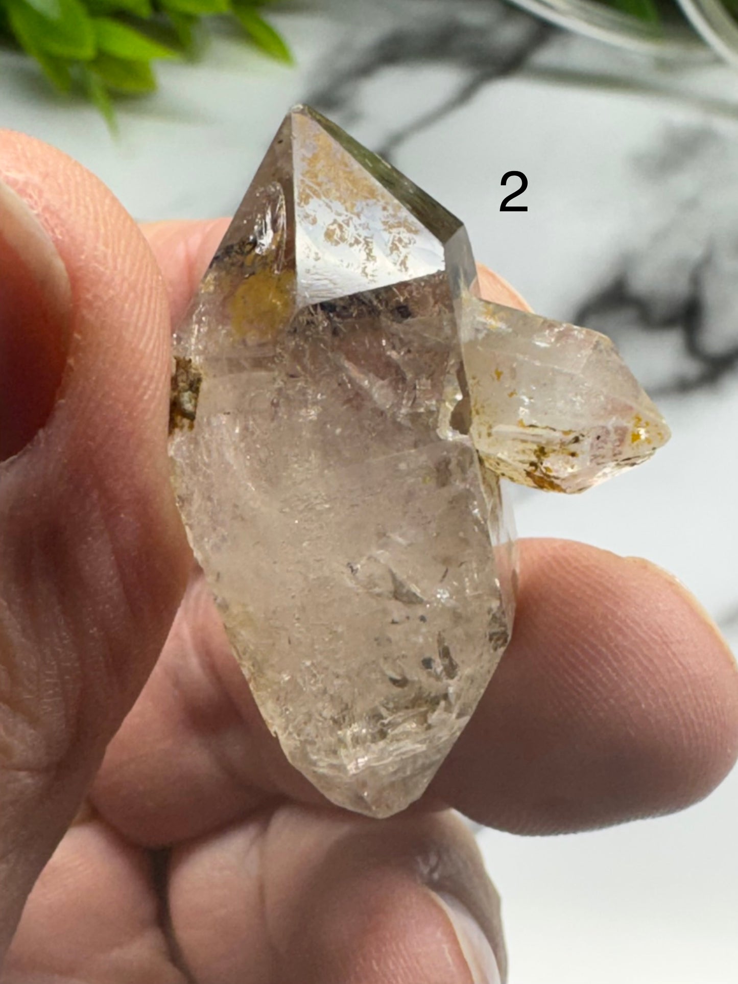 Enhydro Quartz Crystals