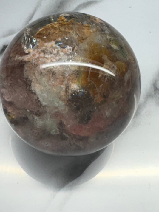 Thousand Layer Garden Quartz Sphere