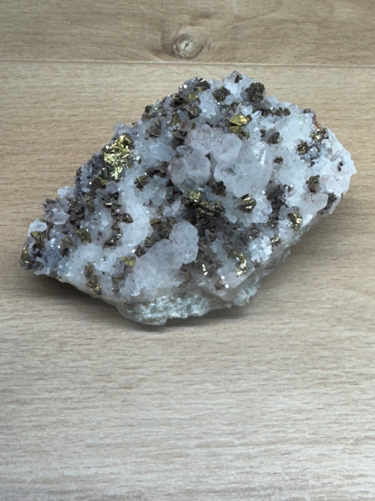 Quartz and Pyrite Cluster