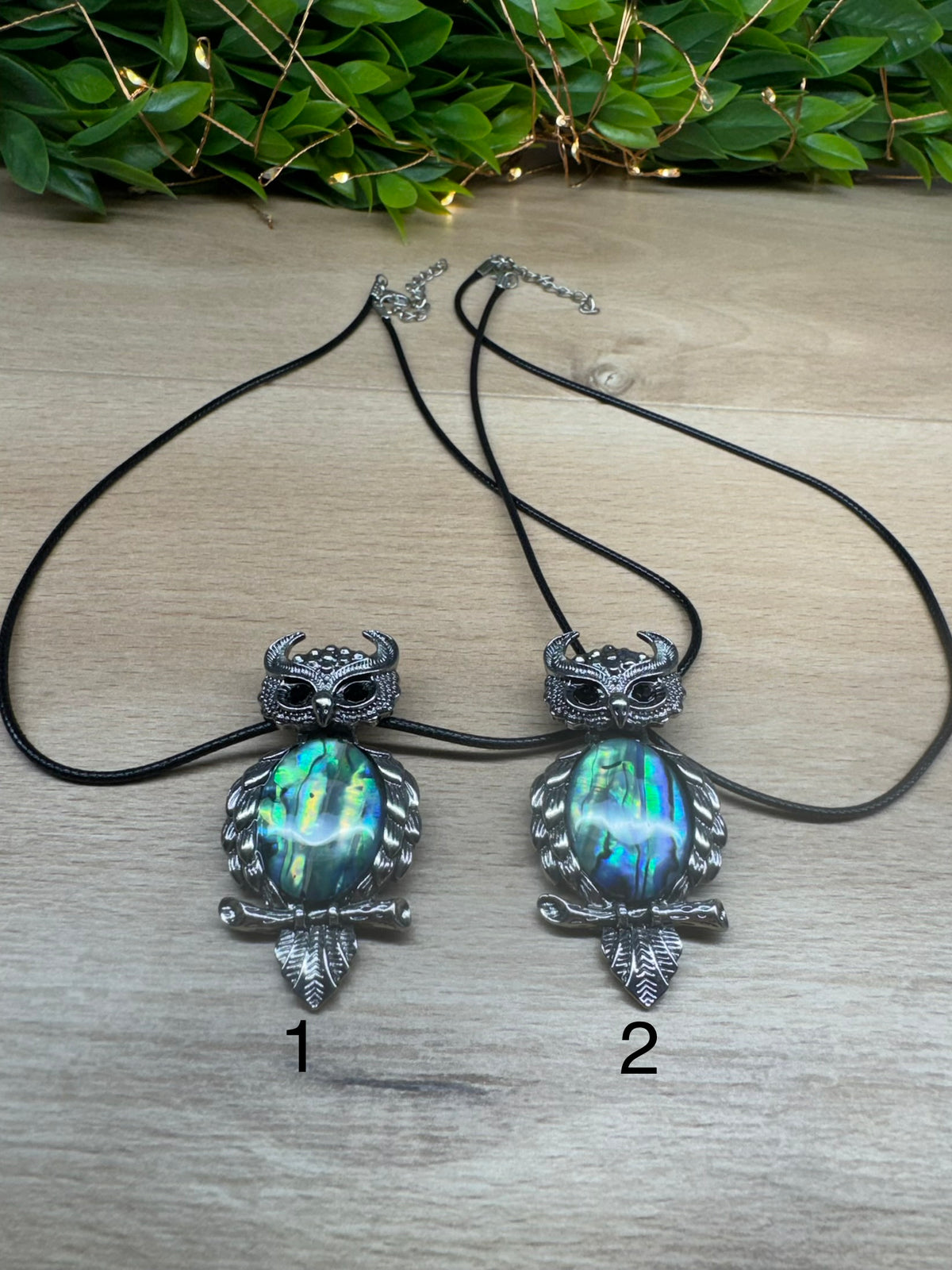 Abalone Shell Owl Pendant/Brooch