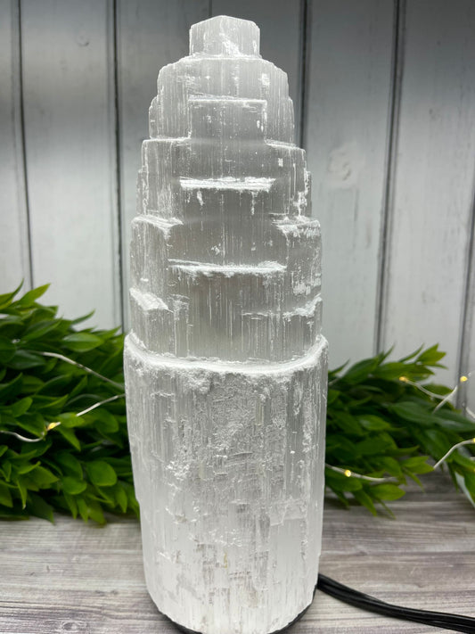 Large Selenite Lamp