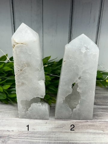 Druzy Agate Towers