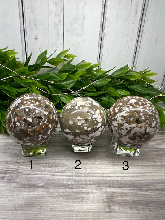 Ocean Jasper Spheres