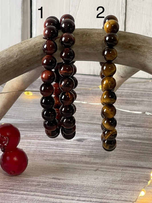 Tigers Eye Bracelets - 8mm