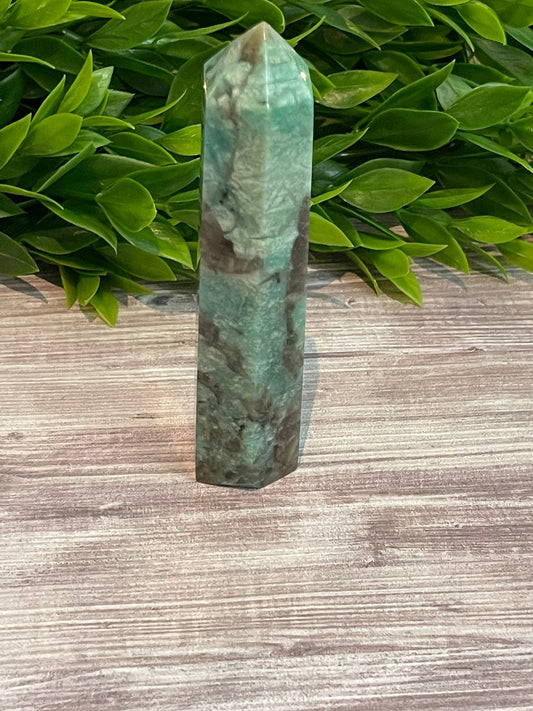 Smokey Amazonite Tower